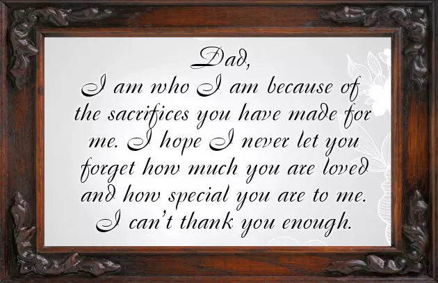 A Message To A Father A Message To A Father