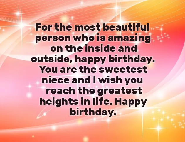 Happy Birthday To My Special Niece