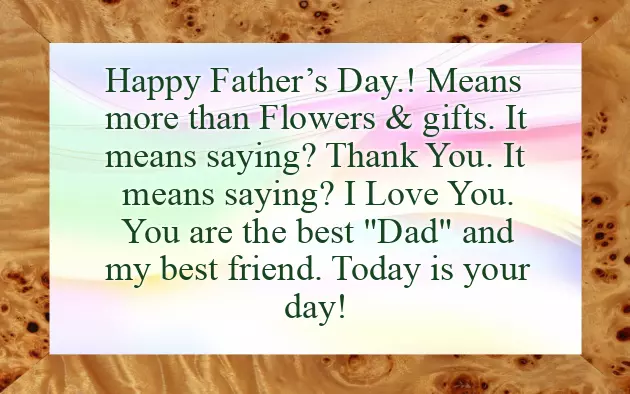 Happy Fathers Day From Girlfriend