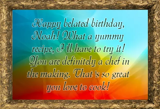 Happy Birthday Noah