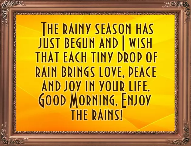 Rainy Morning Wishes Rainy Morning Wishes