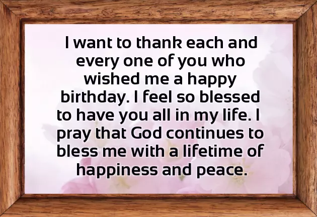 Thank You Quotes For Making My Birthday Special