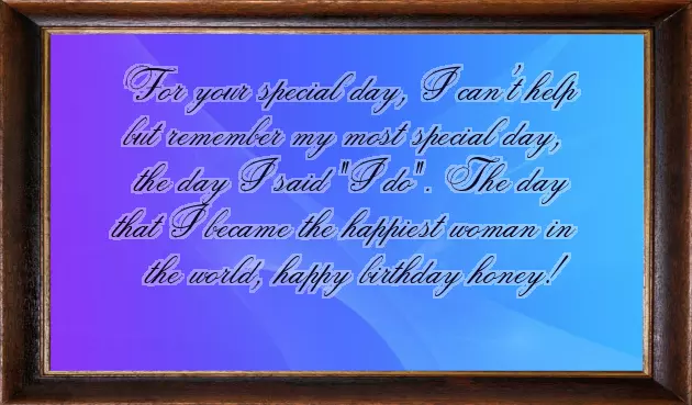 Hubby Birthday Wishes Msg