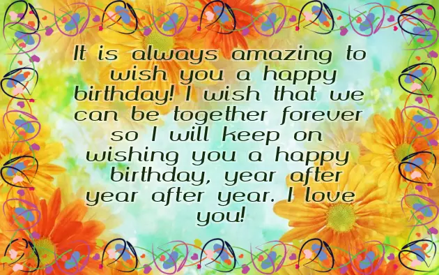 Sweetheart Birthday Wishes For Girlfriend