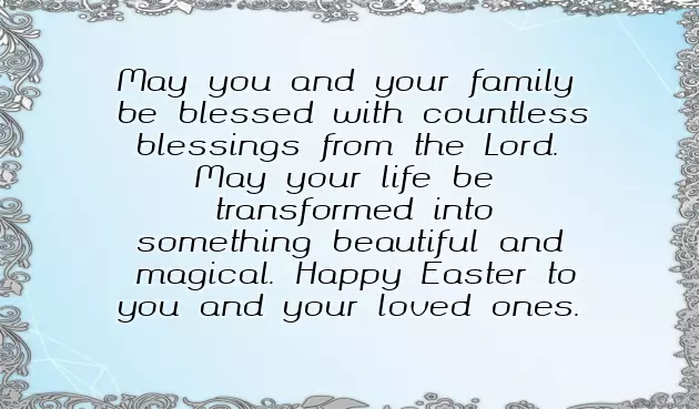 Wishing You Easter Blessings