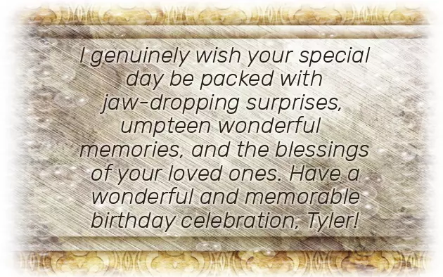 Happy Birthday Tyler Funny