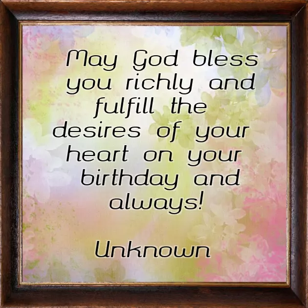 Happy Birthday Blessings