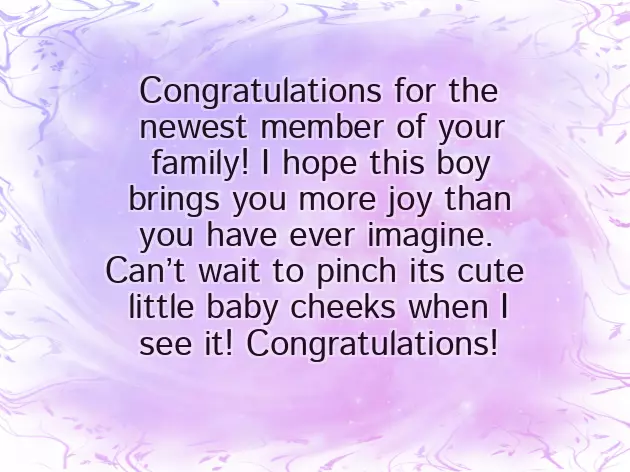 Congrats On Son Birth Congrats On Son Birth