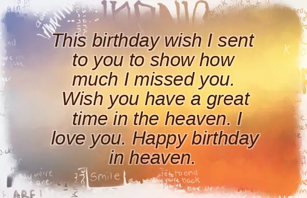 Happy Heavenly Birthday Angel