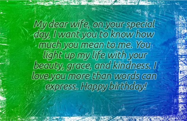My Lovely Wife Birthday Wishes
