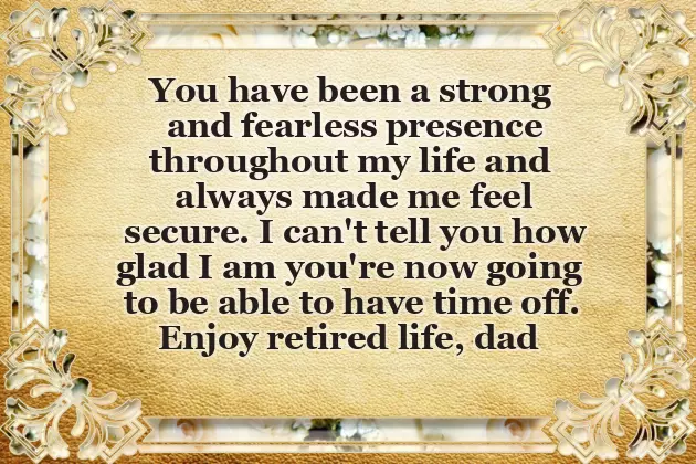Happy Retirement Wishes For Father Happy Retirement Wishes For Father