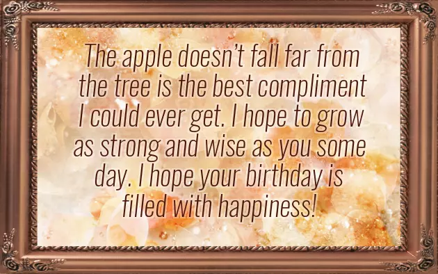 Happy Birthday To Father Wishes