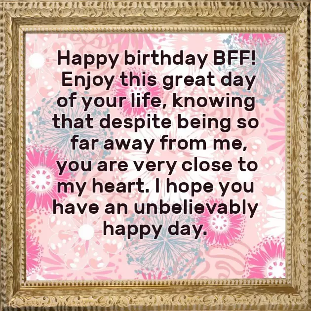 Happy Birthday Wishes For Bff Happy Birthday Wishes For Bff