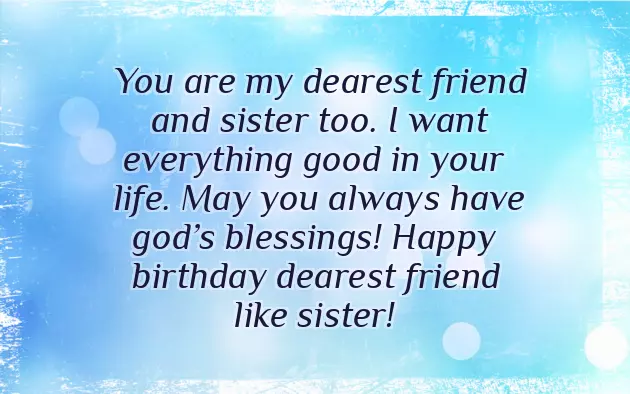 Birthday Message To Friend Like Sister Birthday Message To Friend Like Sister