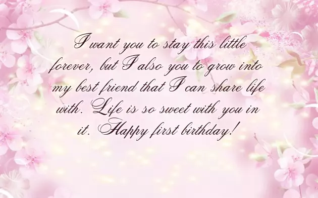 Birthday Wishes For First Baby Girl Birthday Wishes For First Baby Girl