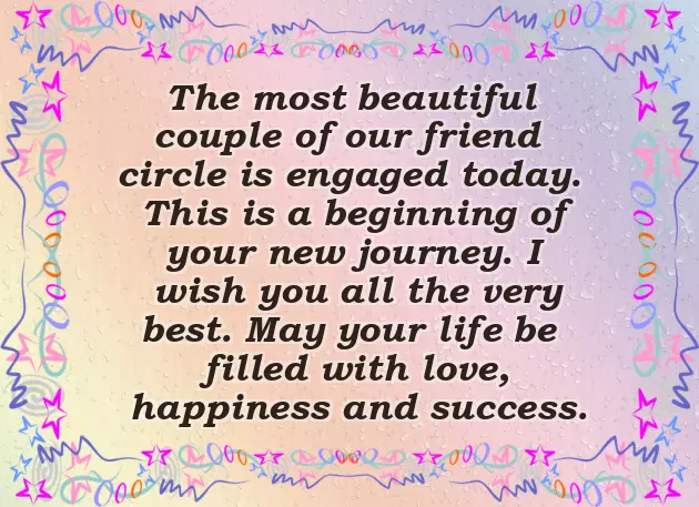 Happy Marriage Engagement Wishes