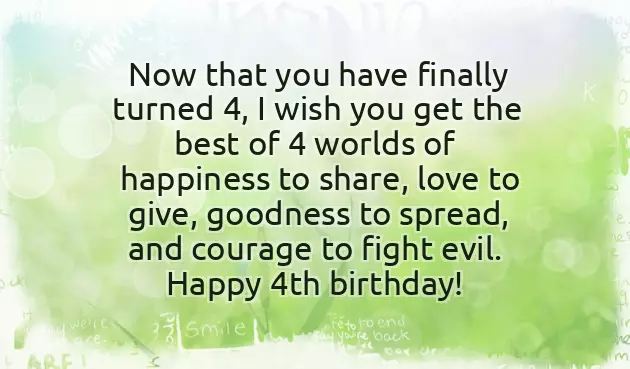 Happy Birthday To 4 Year Old Daughter