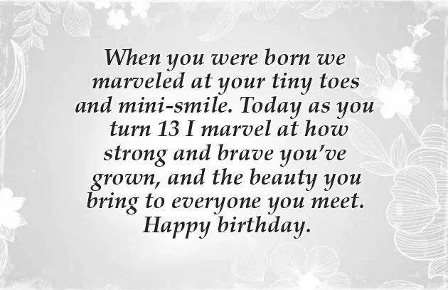 Birthday Wishes For Daughter On Her 13Th Birthday