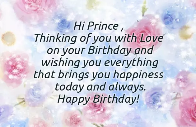 Happy Birthday My Little Prince Happy Birthday My Little Prince