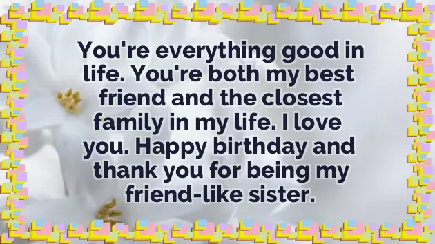 Birthday Wishes For My Best Friend Like Sister Birthday Wishes For My Best Friend Like Sister