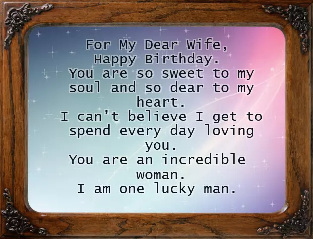 Best Status For Wife Birthday