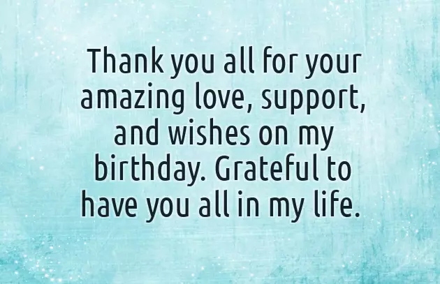 Thank You For Ur Birthday Wishes