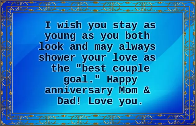 Wedding Anniversary Wishes Mom Dad