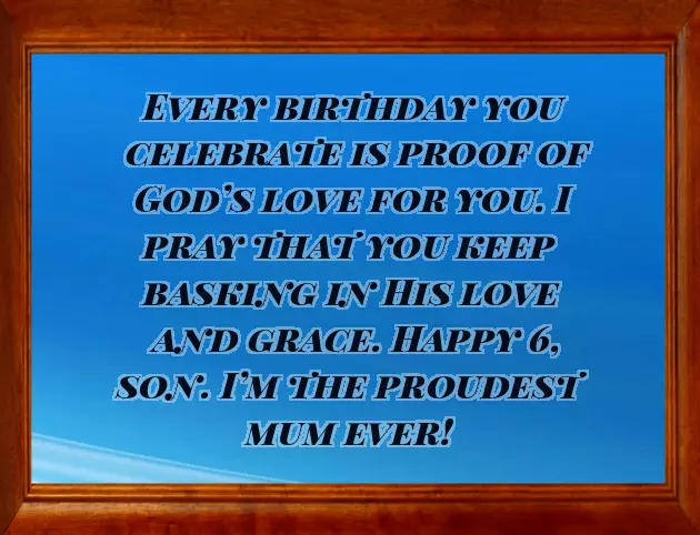 Nephew 6Th Birthday Wishes Nephew 6Th Birthday Wishes