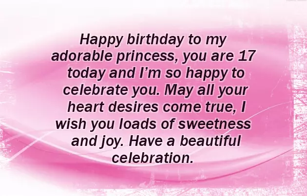 17Th Birthday Wishes For Daughter From Mom