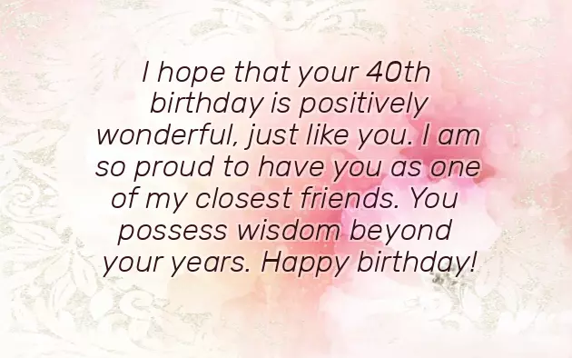 Happy 40Th Birthday Cousin Female
