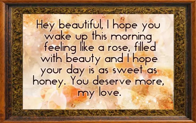 Mature Good Morning Message