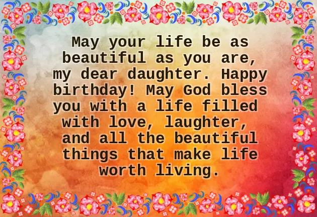 Birthday Wish For Little Girl