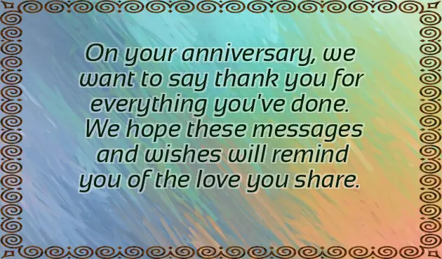 Marriage Anniversary Wishes To Son