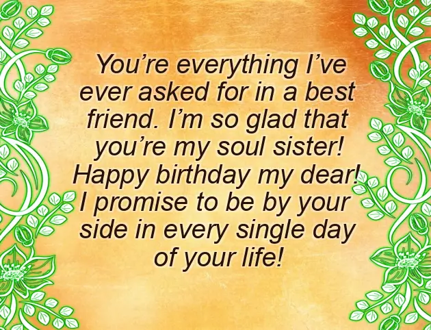 Happy Birthday To Soul Sister