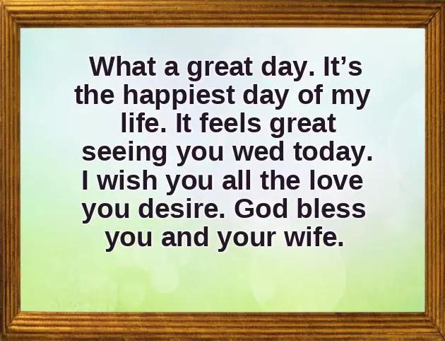 Short Congratulations Message For Wedding