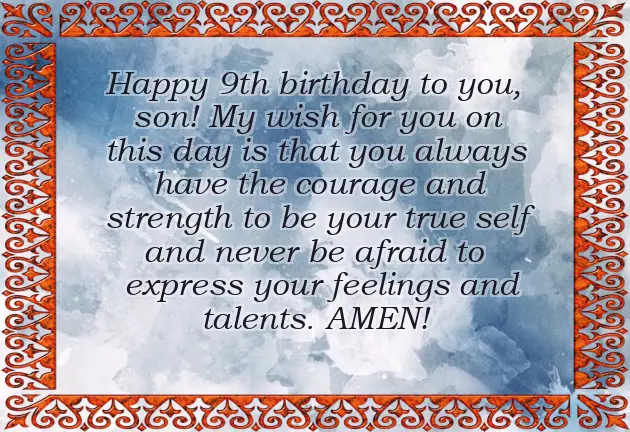 Happy 9Th Birthday To My Son Happy 9Th Birthday To My Son