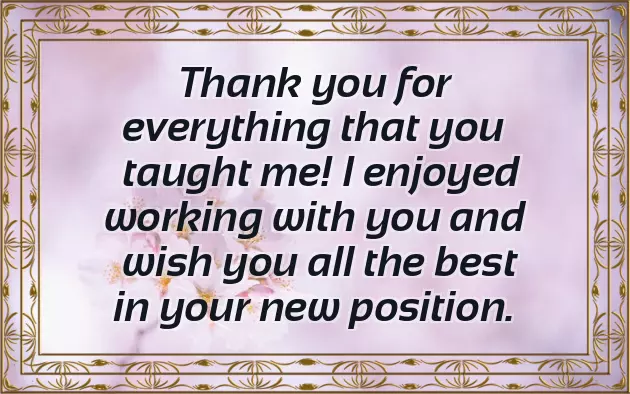 Farewell Wishes For Boss