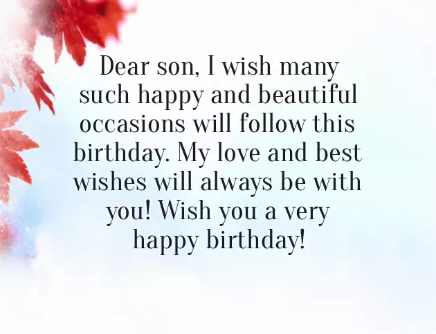 Birthday Greetings To My Son Quotes Birthday Greetings To My Son Quotes