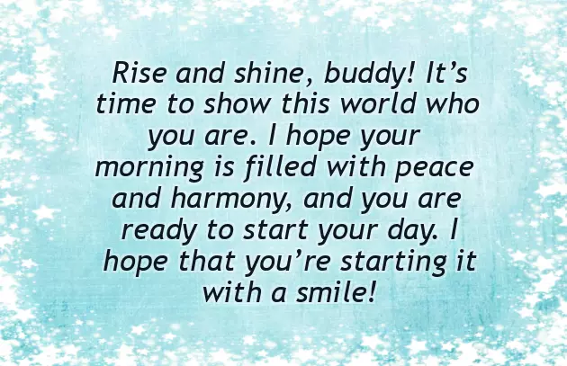 Good Morning Messages English Friends