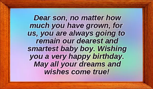 Wish Happy Birthday Baby Boy Wish Happy Birthday Baby Boy
