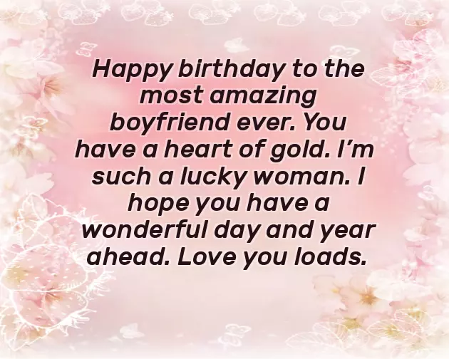 Birthday Quotes For New Boyfriend