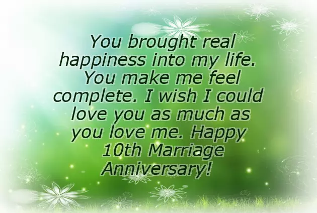 10Th Wedding Anniversary Wishes For Sister And Brother In Law