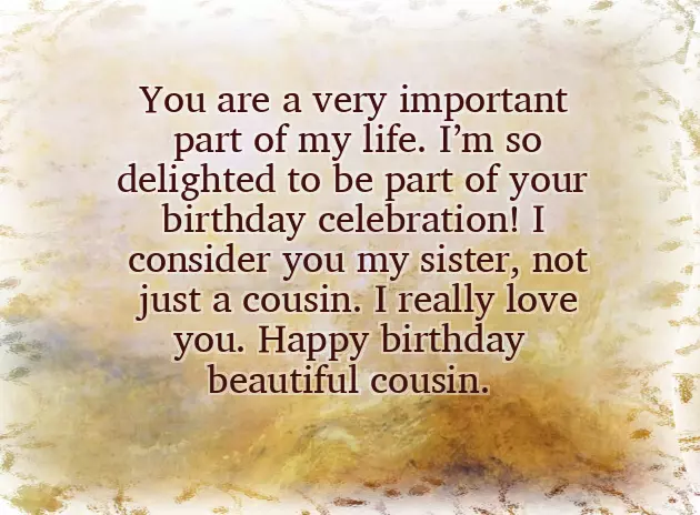 Happy Birthday Beautiful Cousin Happy Birthday Beautiful Cousin