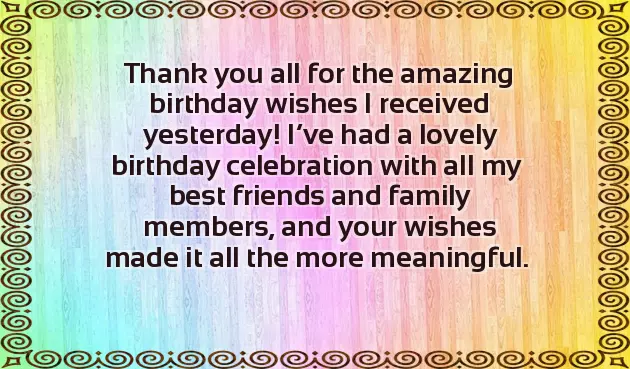 Words Of Gratitude For Birthday Wishes Words Of Gratitude For Birthday Wishes