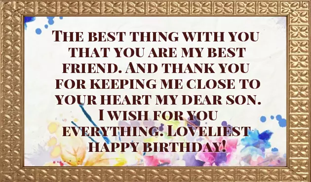 Thank You For Your Wishes On My Son Birthday