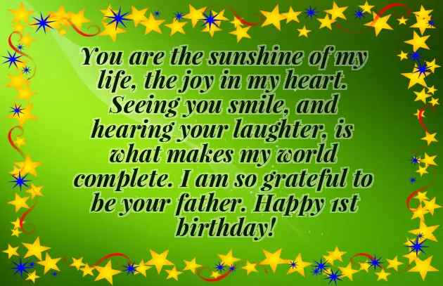 Birthday Wish For Son 1St Birthday Birthday Wish For Son 1St Birthday