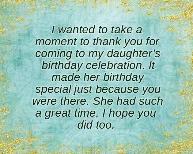 Thank You Message To Friends For Birthday Celebration