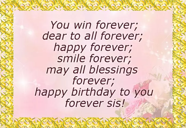 Happy Birthday Paragraph For Sister