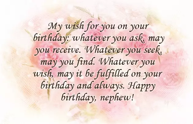 Nephew 30Th Birthday Wishes