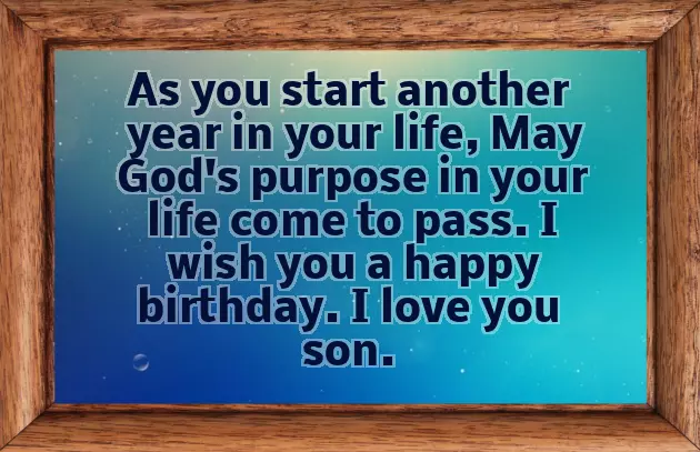 Bible Birthday Wishes For Son